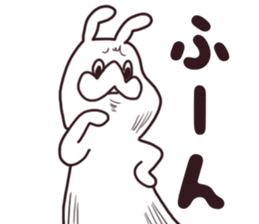 ennui rabbit sticker #13771813