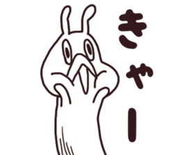 ennui rabbit sticker #13771824