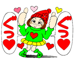 Castor bean-chan 68 sticker #13772107