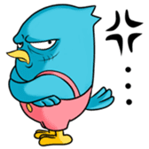 adorable Blue bird sticker #13772223