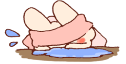 Yuruyuru Graffiti rabbit sticker #13772496