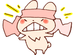 Yuruyuru Graffiti rabbit sticker #13772497