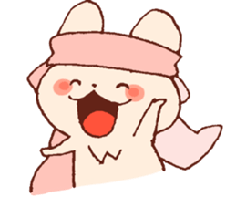 Yuruyuru Graffiti rabbit sticker #13772499