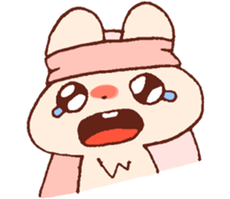 Yuruyuru Graffiti rabbit sticker #13772501