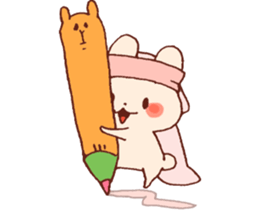 Yuruyuru Graffiti rabbit sticker #13772502