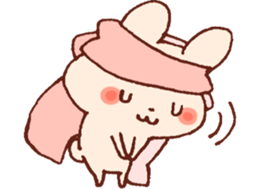 Yuruyuru Graffiti rabbit sticker #13772503