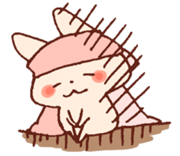 Yuruyuru Graffiti rabbit sticker #13772505