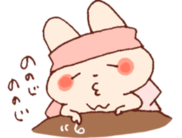 Yuruyuru Graffiti rabbit sticker #13772508