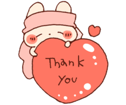 Yuruyuru Graffiti rabbit sticker #13772510