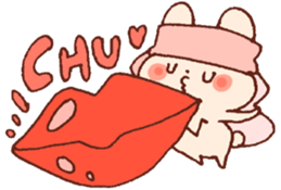 Yuruyuru Graffiti rabbit sticker #13772511