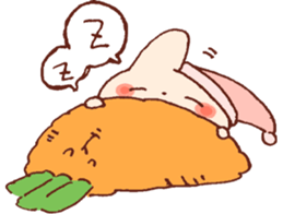 Yuruyuru Graffiti rabbit sticker #13772513