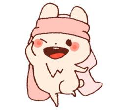 Yuruyuru Graffiti rabbit sticker #13772514