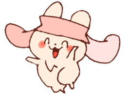 Yuruyuru Graffiti rabbit sticker #13772518