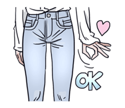 AsB - 134 Love Denim sticker #13772587