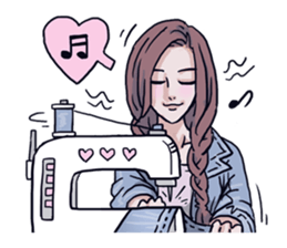 AsB - 134 Love Denim sticker #13772590