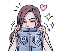 AsB - 134 Love Denim sticker #13772592