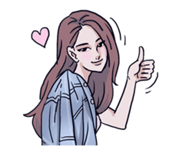 AsB - 134 Love Denim sticker #13772593