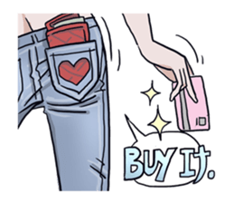 AsB - 134 Love Denim sticker #13772595