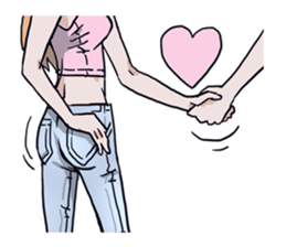 AsB - 134 Love Denim sticker #13772602