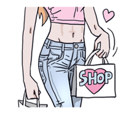 AsB - 134 Love Denim sticker #13772603