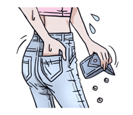 AsB - 134 Love Denim sticker #13772604