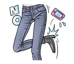 AsB - 134 Love Denim sticker #13772606