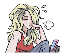 AsB - 134 Love Denim sticker #13772607