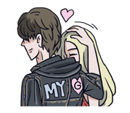 AsB - 134 Love Denim sticker #13772608