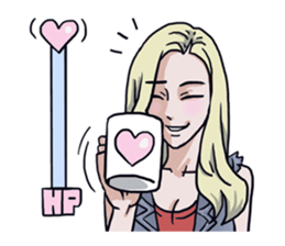 AsB - 134 Love Denim sticker #13772609