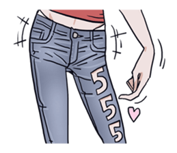 AsB - 134 Love Denim sticker #13772610