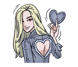 AsB - 134 Love Denim sticker #13772612