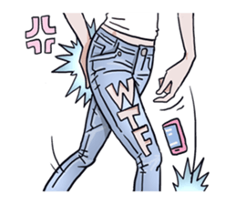 AsB - 134 Love Denim sticker #13772615