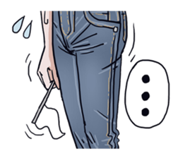 AsB - 134 Love Denim sticker #13772616