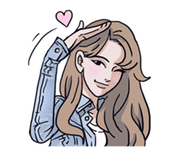 AsB - 134 Love Denim sticker #13772619