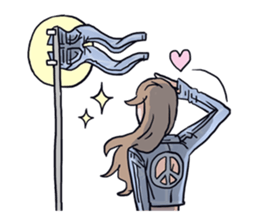 AsB - 134 Love Denim sticker #13772620