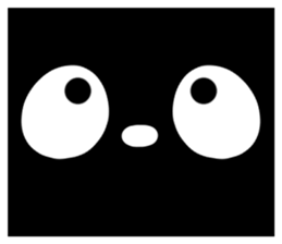 Very cute black cat. sticker #13772728