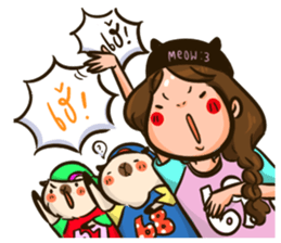 Sunny & The Gang 4 Hit word sticker #13772801