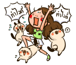 Sunny & The Gang 4 Hit word sticker #13772809