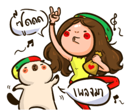 Sunny & The Gang 4 Hit word sticker #13772818