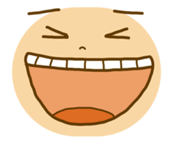 The big face animation sticker #13773150