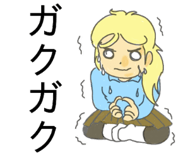 Panic Girl sticker #13773279