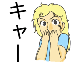 Panic Girl sticker #13773292