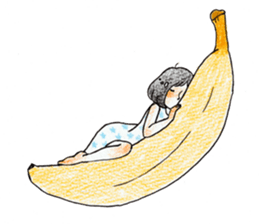 The girl palm-size sticker #13773408