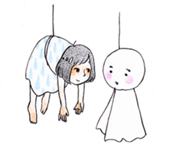 The girl palm-size sticker #13773432