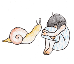 The girl palm-size sticker #13773435