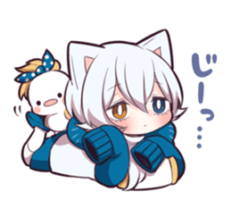 WHITE KITTEN 6 sticker #13773452