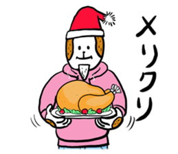 A monkey and bird sticker #13773495