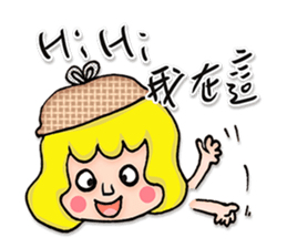 Miss Nothing - don't worry be happy sticker #13773595
