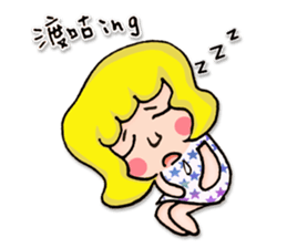 Miss Nothing - don't worry be happy sticker #13773598