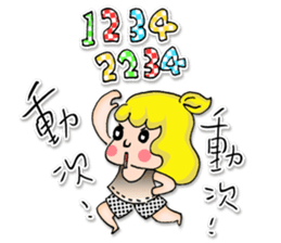 Miss Nothing - don't worry be happy sticker #13773607